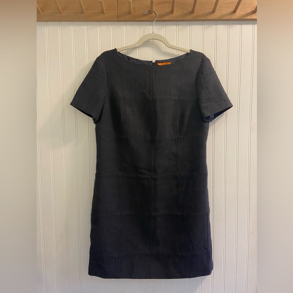 Tory Burch Charcoal Short Sleeve Dress